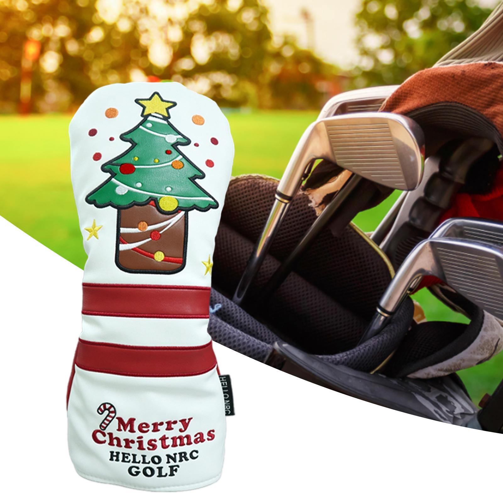 Golf Club Fairway Wood Headcover PU Leather Head Covers Protector