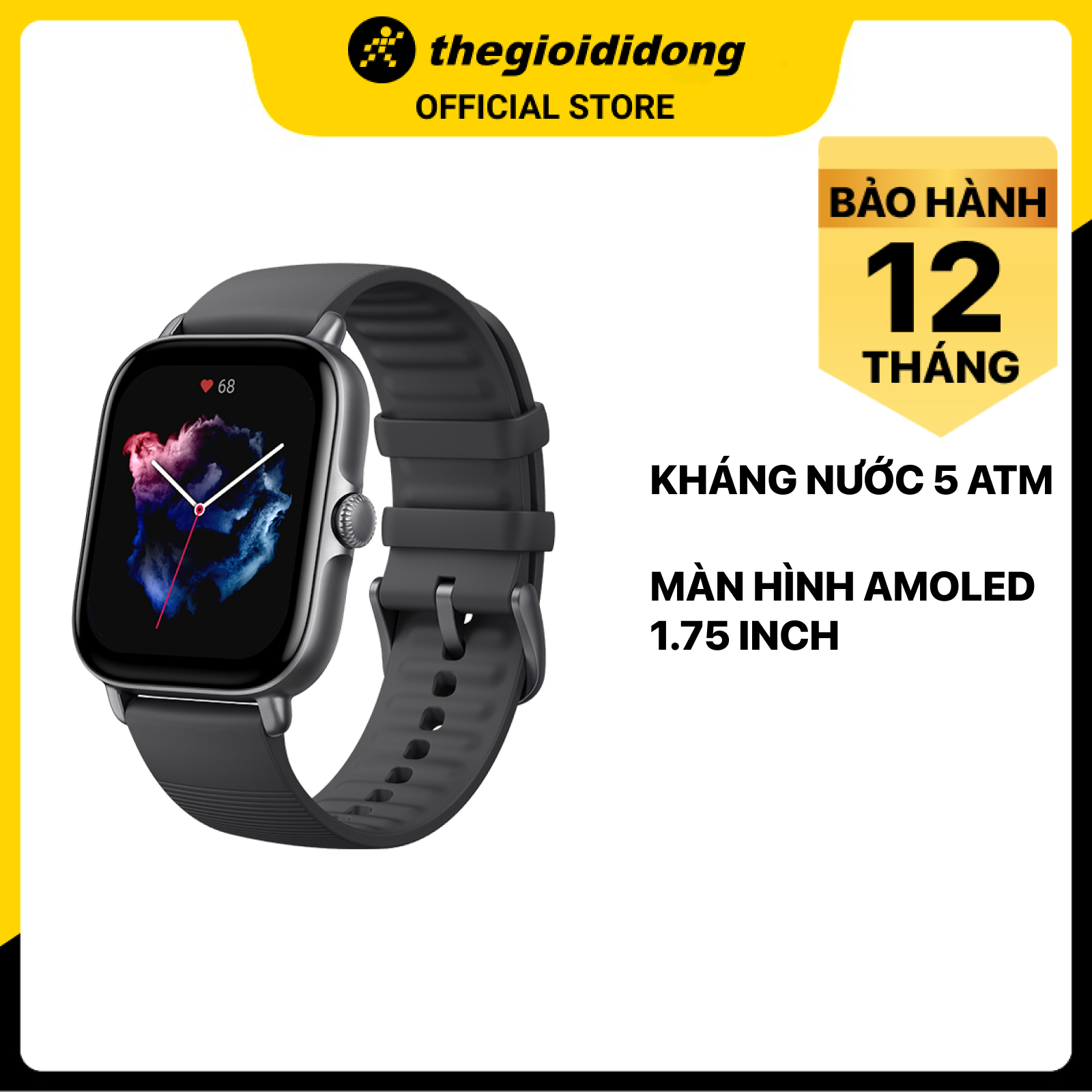 Đồng hồ thông minh Amazfit GTS 3 - Hàng chính hãng