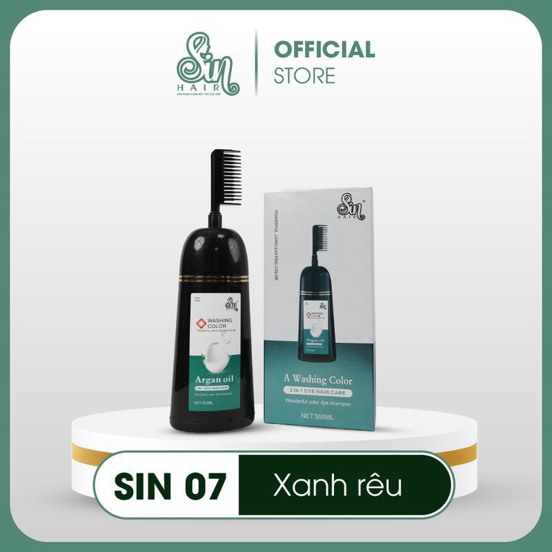 Màu Xanh Rêu - Dầu gội đổi màu tóc Sinhair