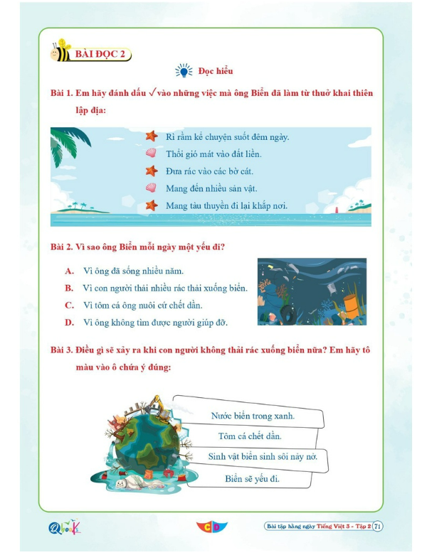 Sách - Bài Tập Hằng Ngày Tiếng Việt 3 - Tập 2 - Cánh Diều