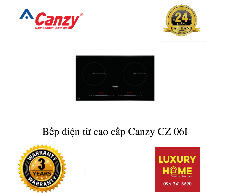 Bếp điện từ cao cấp Canzy CZ 06I - Hàng Chính Hãng