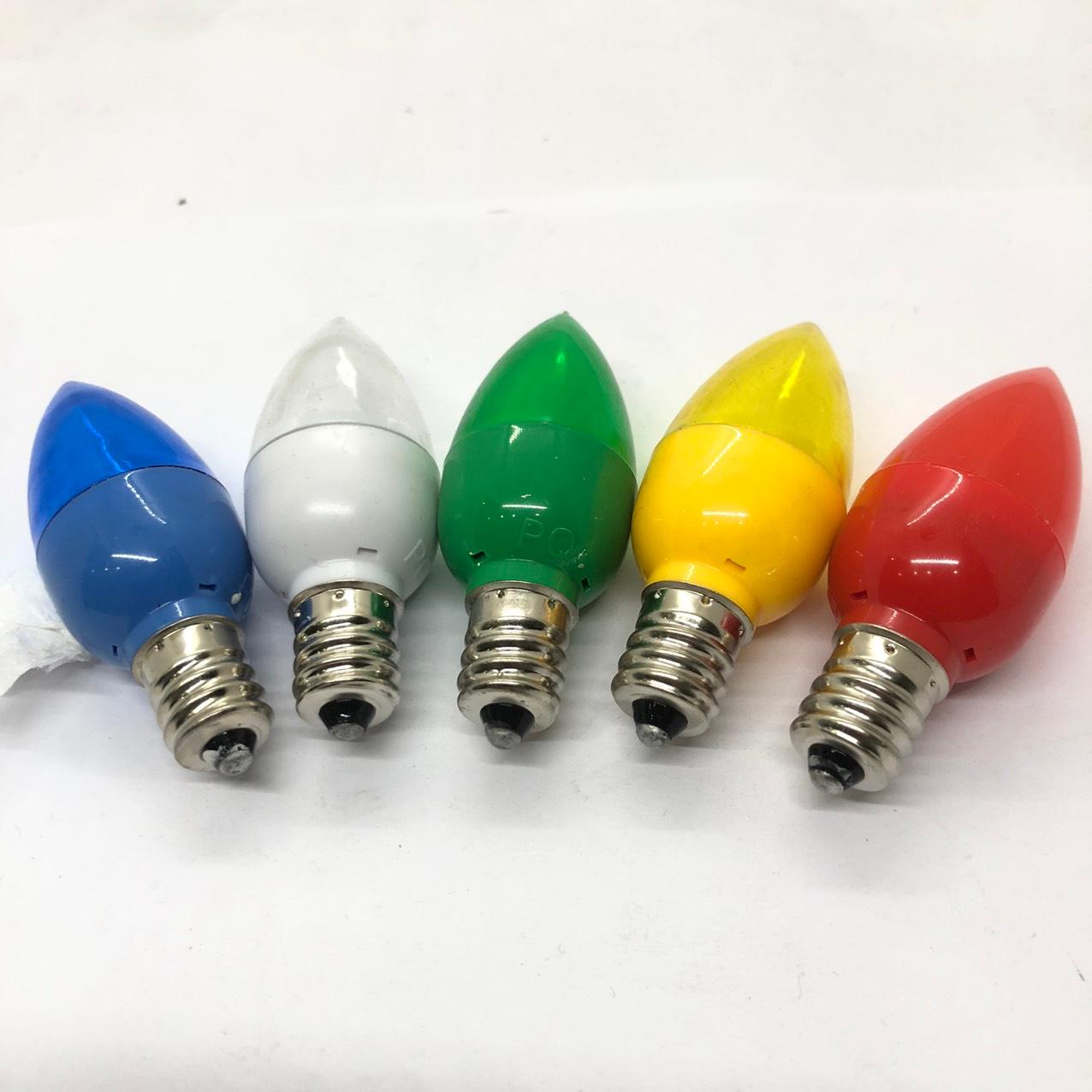 Bóng ớt, bóng cà na led 1W nhiều màu loại tốt PQ