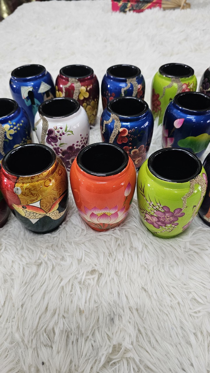Hủ cắm viết Thanh Bình Lê 10x7 cm hàng xuất khẩu nhiều mẫu mã