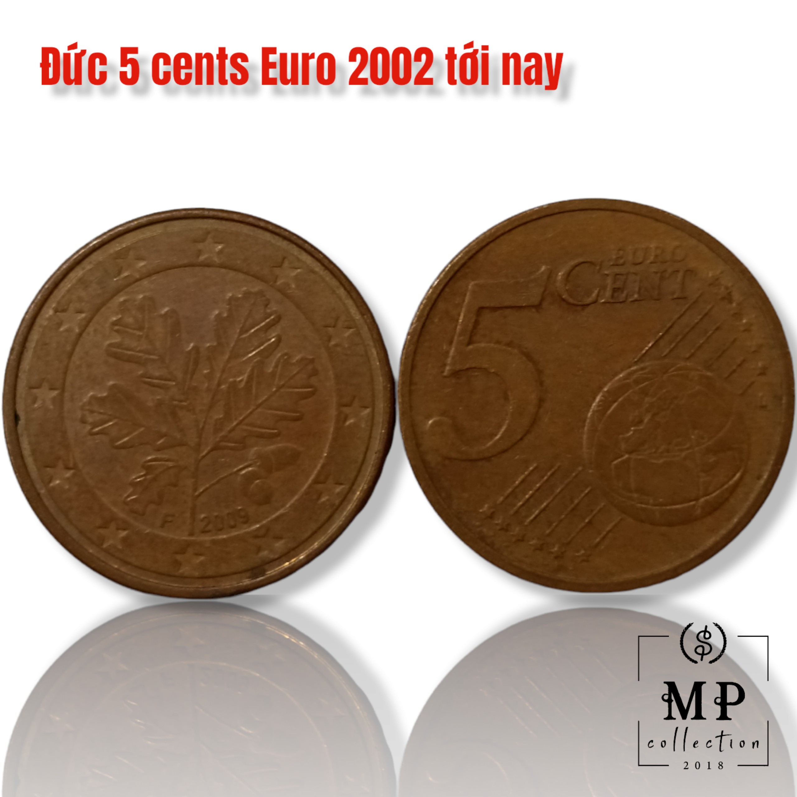 Đồng xu sưu tầm Pháp 5 cents Euro 1999 2009