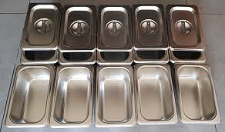 Combo 10 khay inox đựng thực phẩm không nắp KT:10*17*6.5cm