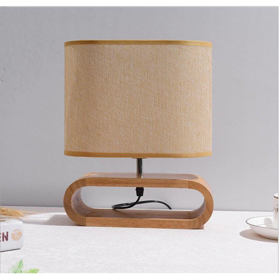 Đèn ngủ gỗ Decor trang trí nội thất BESTHOME nhẹ nhàng, tinh tế - Tặng kèm bóng LED chuyên dụng