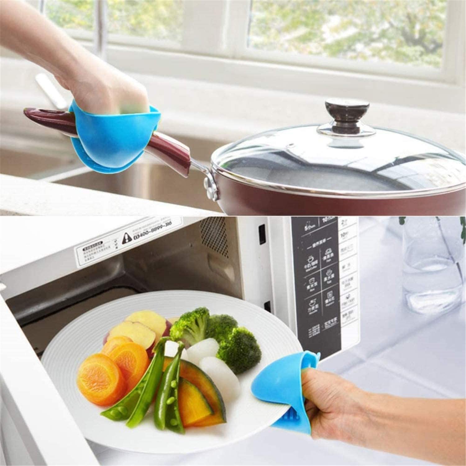 Set 4 cái nhắc nồi silicon - 8x11.2cm 42g