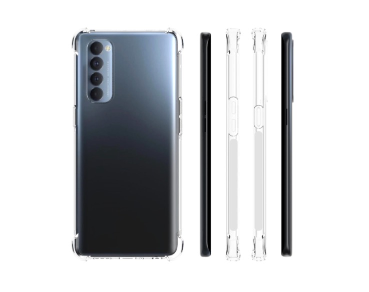 Ốp lưng dẻo trong chống sốc cho OPPO Reno 4 Pro