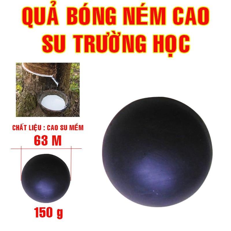 Quả bóng ném cao su đường kính 63 mm