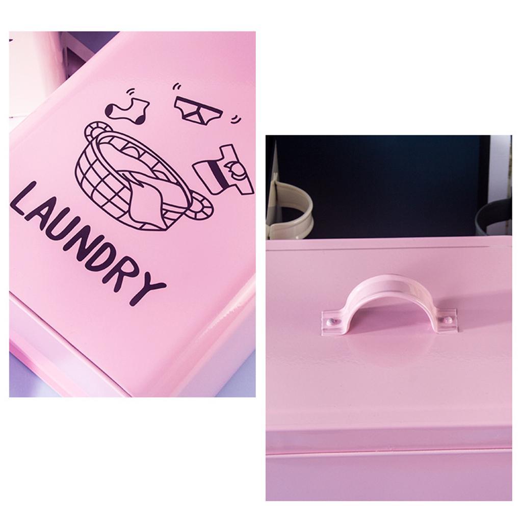 Multipurpose Cereal Dispenser Storage Box Household Tin Laundry Boxes