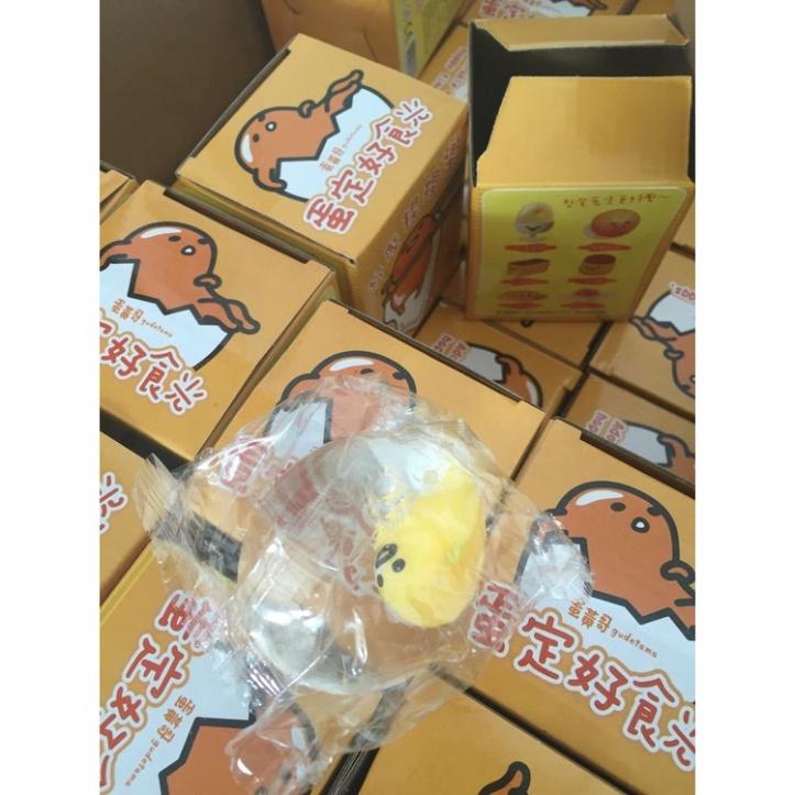 Trứng Lười Gudetama bóp trút giận xả stress giải tỏa căng thẳng đàn hồi mềm mịn