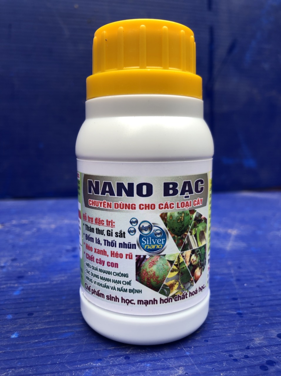 NANO Bạc Chuyên Dùng Cho Các Loại Cây, Đặc Trị: Thán Thư, Đốm Lá, Gỉ Sắt, Thối Nhũn, Thể Tích: 100ml - Xanh Cây, Sạch Bệnh!