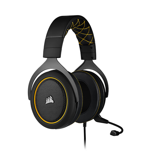 Tai nghe Corsair HS60 PRO Surround 7.1 Yellow (CA-9011214-AP) - Hàng Chính Hãng