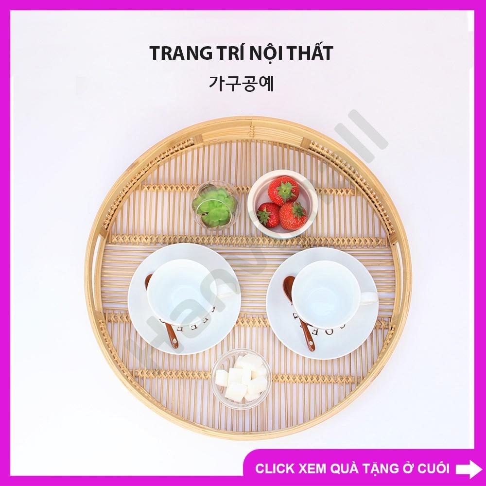 Khay trà chất liệu từ tre