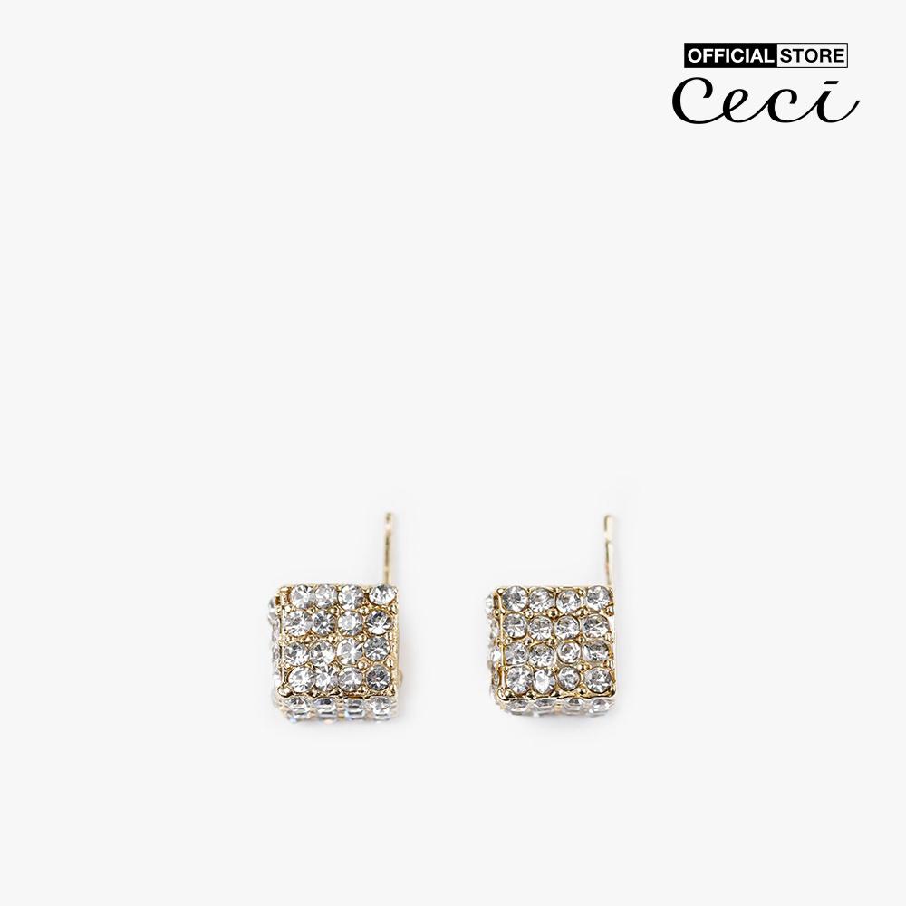 CECI - Khuyên tai nữ hình hộp vuông độc đáo CC1-09000176-27
