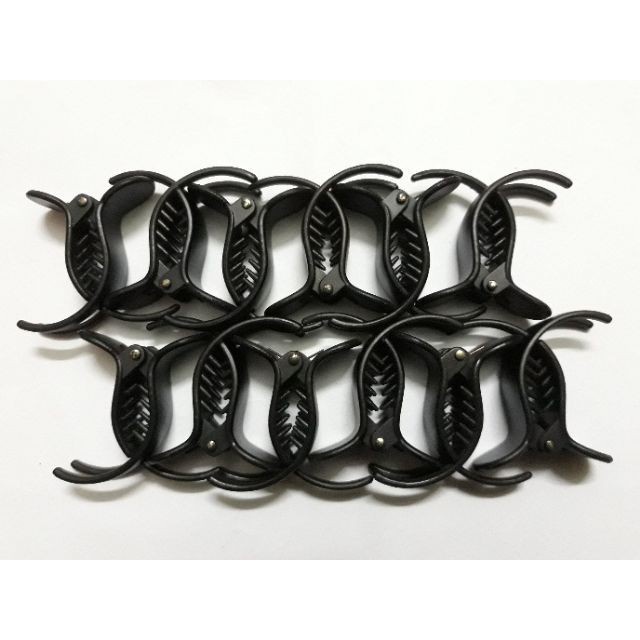 Set 10 kẹp càng cua, kẹp tóc 5 răng Kẹp Càng Cua 5 Răng Nhựa Nhám Dẻo Bền Đẹp Tạo Xoăn Nhẹ Cho Bạn Gái Tiện Dụng