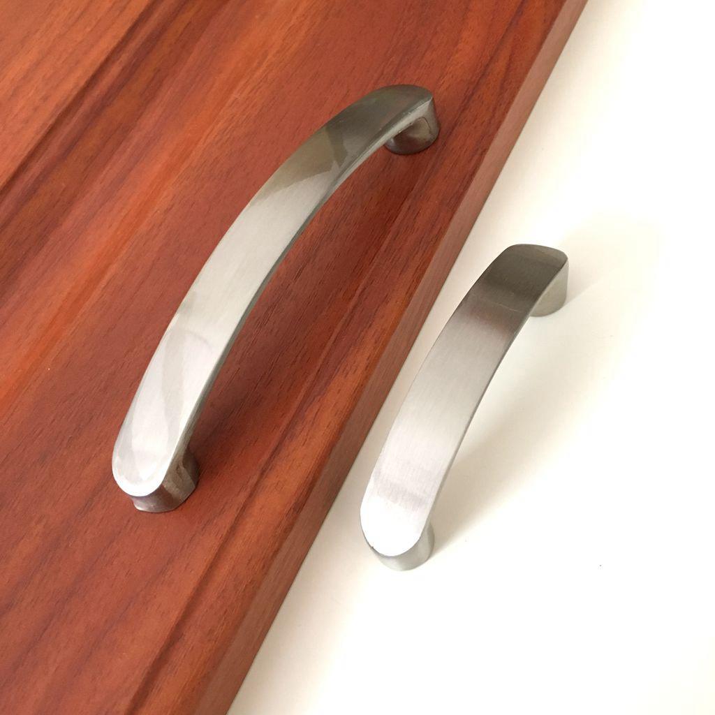 2xAluminum Brushed Nickel Kitchen Door Cabinet Drawer Handle Pulls 96MM 64MM 96mm