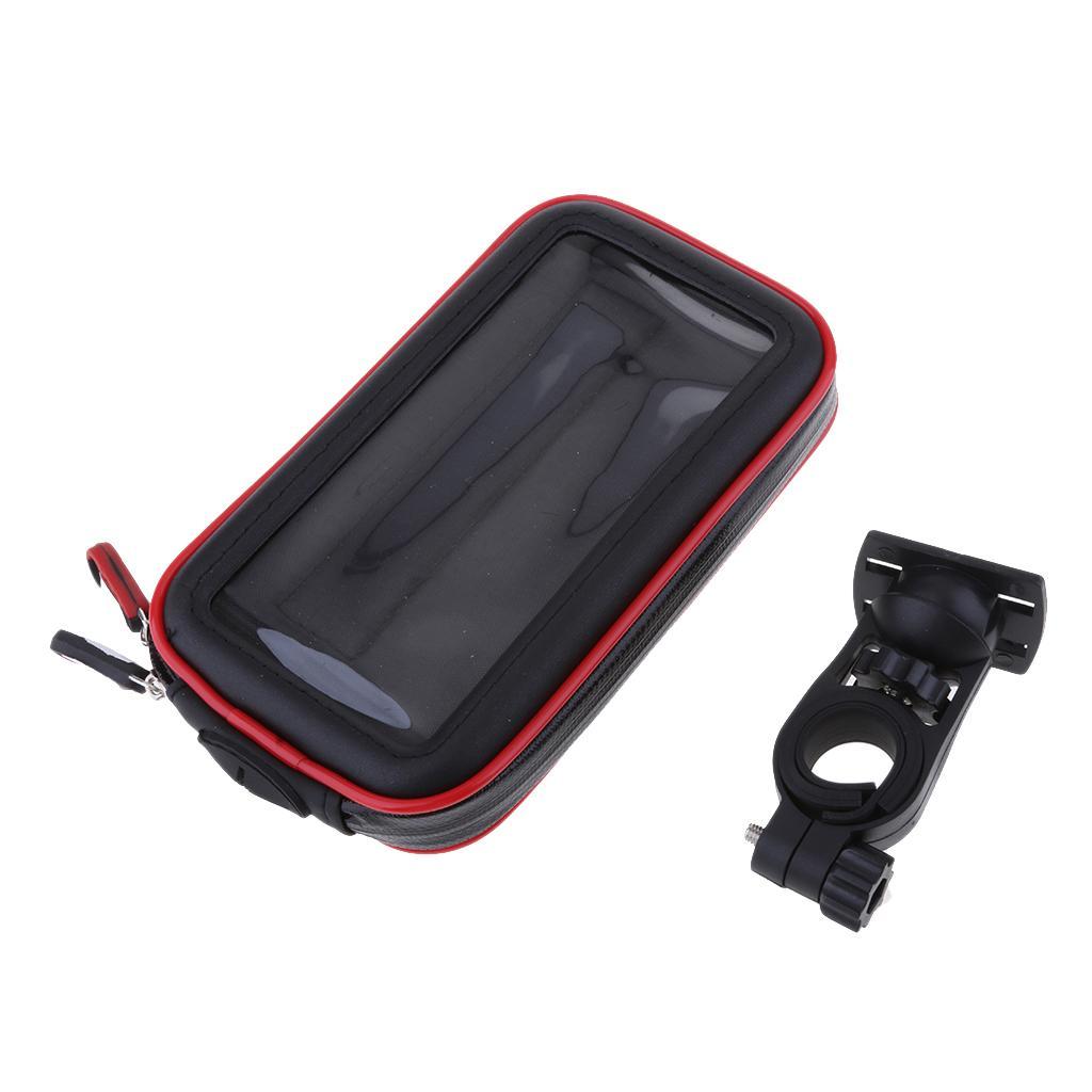 Waterproof Motorcycle Bike Handlebar Mount Holder Bag Case for Phone