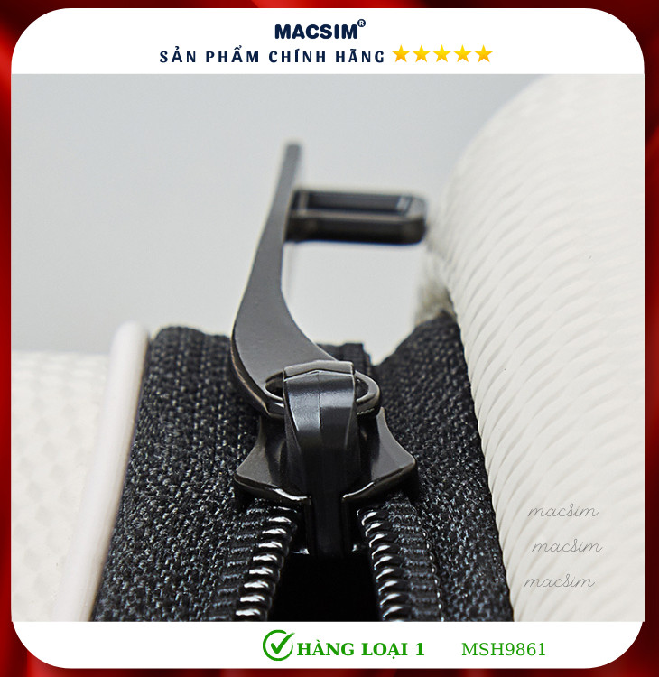 Vali cao cấp Macsim Hanke MSH9861 size 20 inch màu đỏ - Hàng loại 1