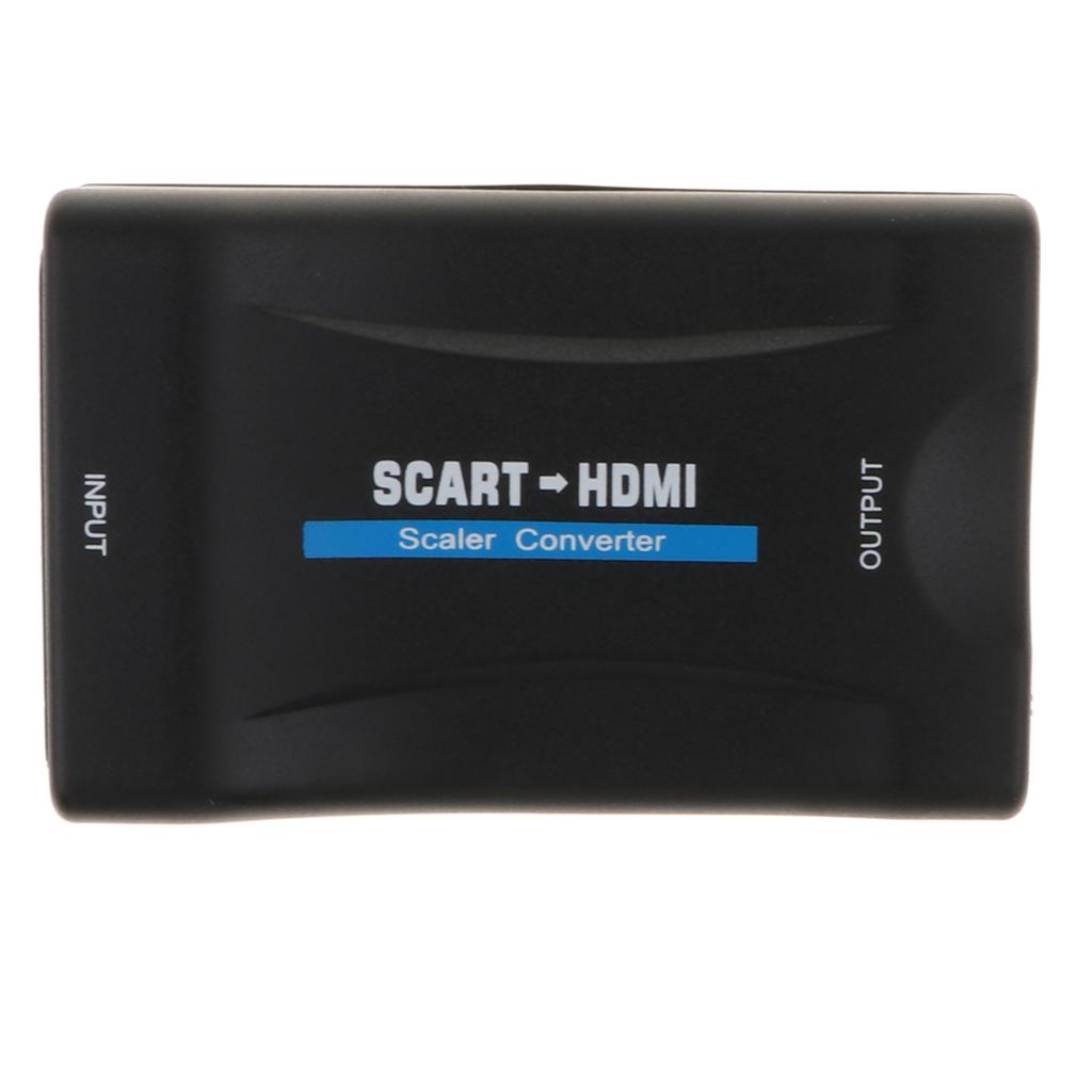 SCART to 1080P Audio Converter Scaler Box for HDTV HD Monitor