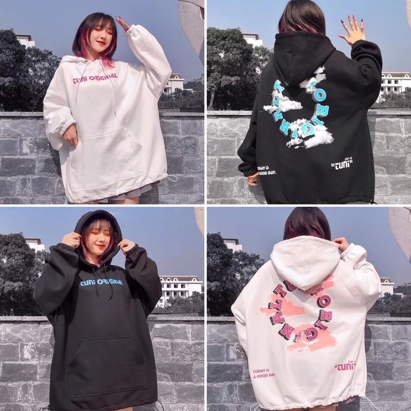 Áo khoác hoodie nỉ ulzzang nam nữ