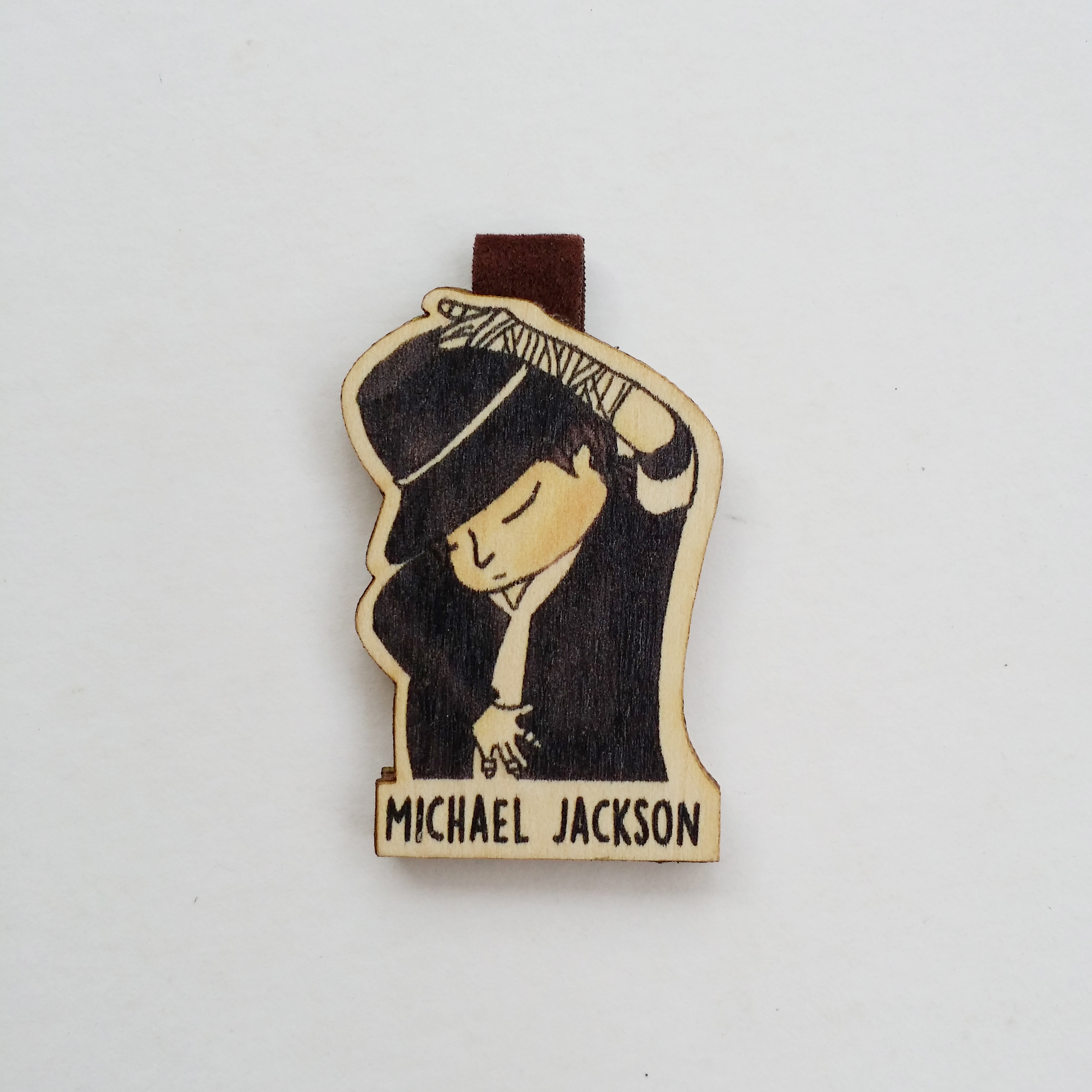 Bookmark gỗ nam châm Michael Jackson BO022