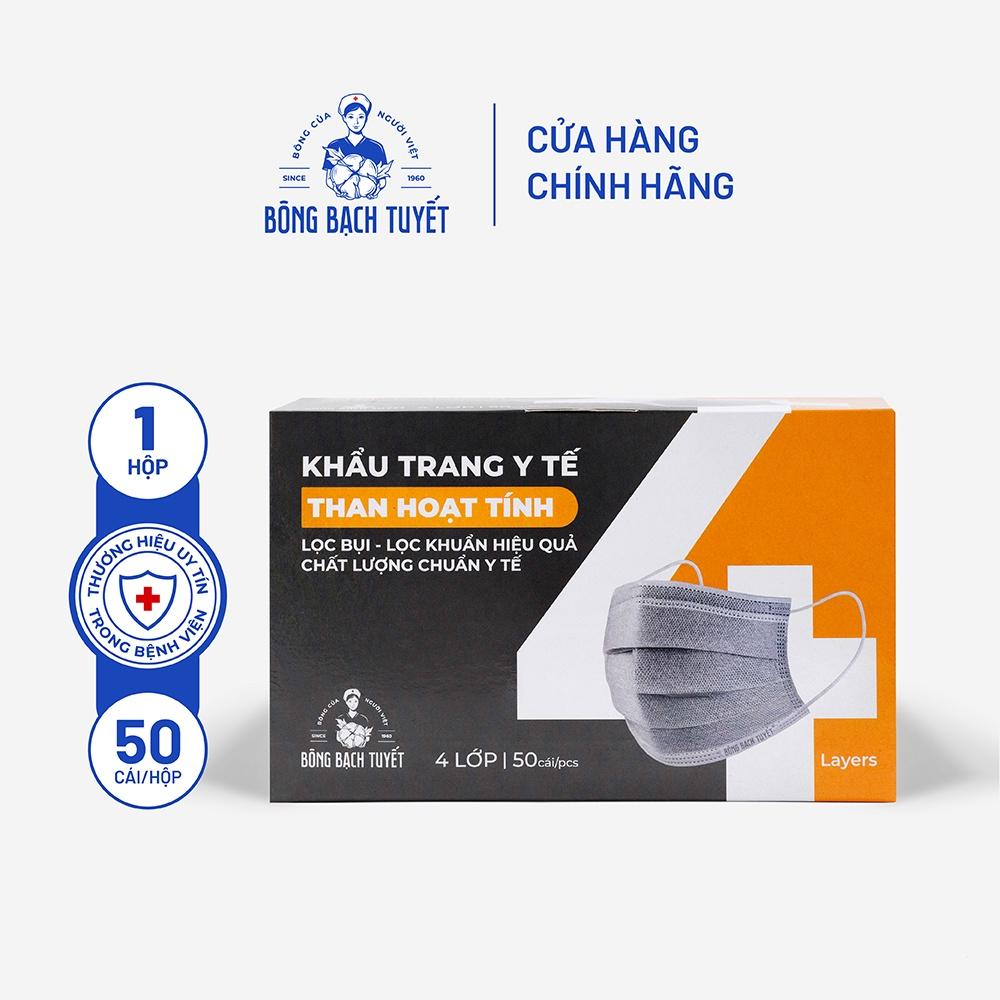 Khẩu trang Bông Bạch Tuyết than hoạt tính