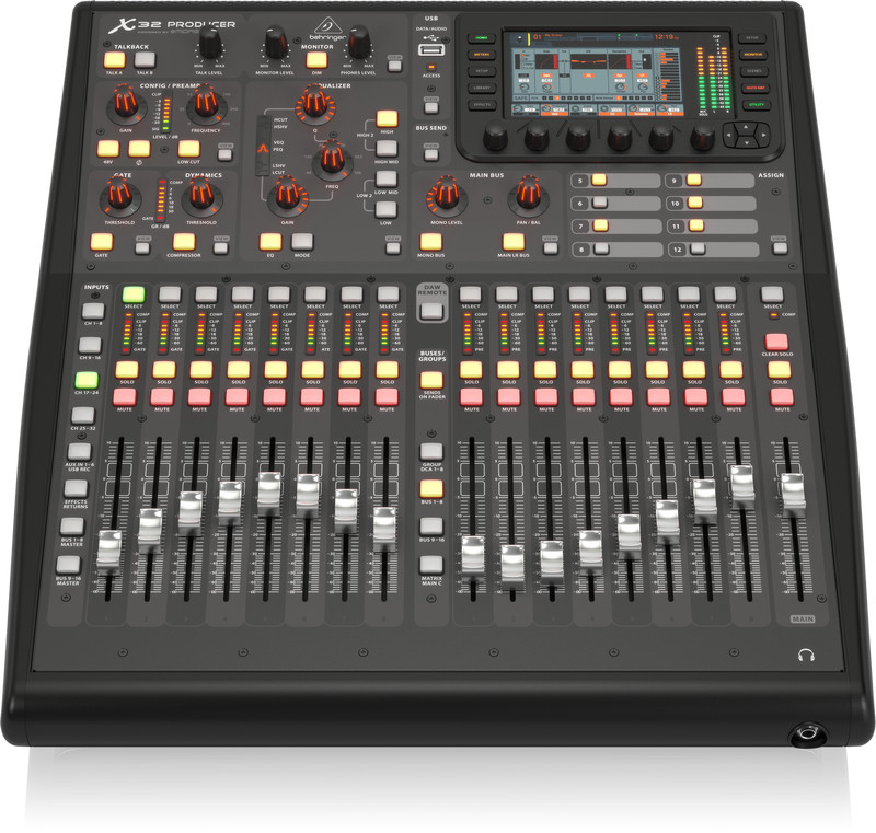 Bộ trộn âm thanh 40 kênh BEHRINGER, model:X32 PRODUCER - Hàng nhập khẩu