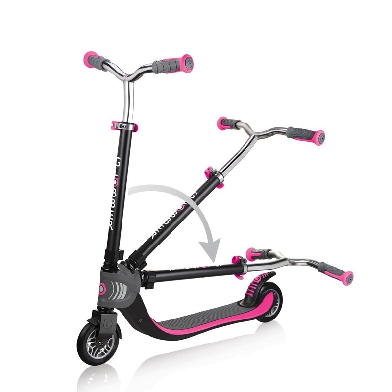 Xe trượt scooter Flow Foldable 125 - Đen/Hồng