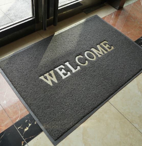 Thảm chùi chân welcome KT 120cm x 180cm Thảm Trải Khách Sạn, Siêu Thị Điện Máy, Tòa Nhà Lớn, Thảm Chùi Chân Nhựa PVC