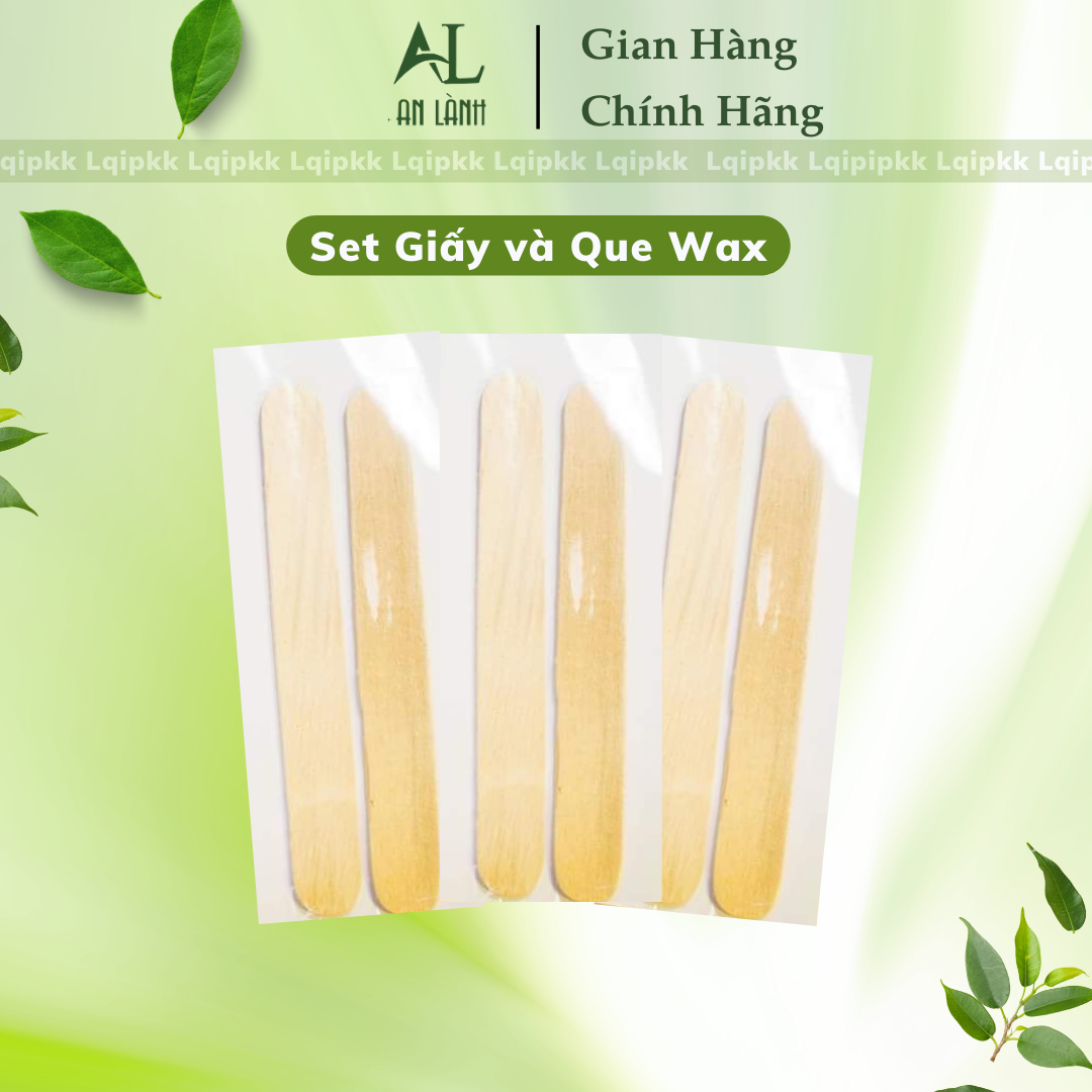 Sét Giấy Và 2 Que Wax