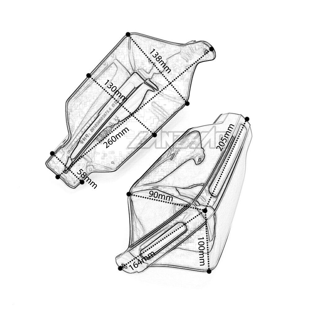 Ốp Bảo Vệ Tay Lái 22mm Chất Lượng Cao Cho Xe Máy Yamaha Kawasaki