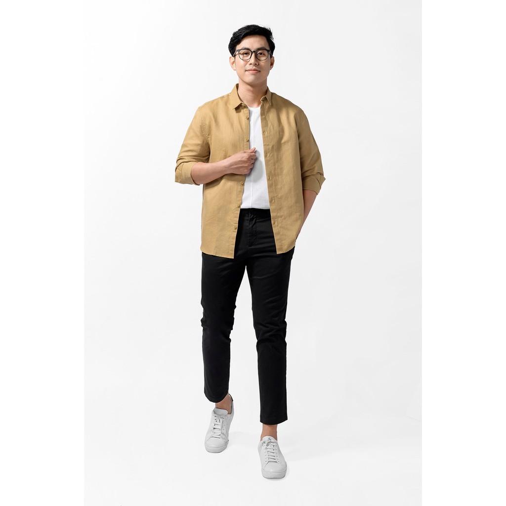 Áo sơ mi nam LINEN x COTTON tay dài 5 màu 10S21SHL006 - Shop LASTORE