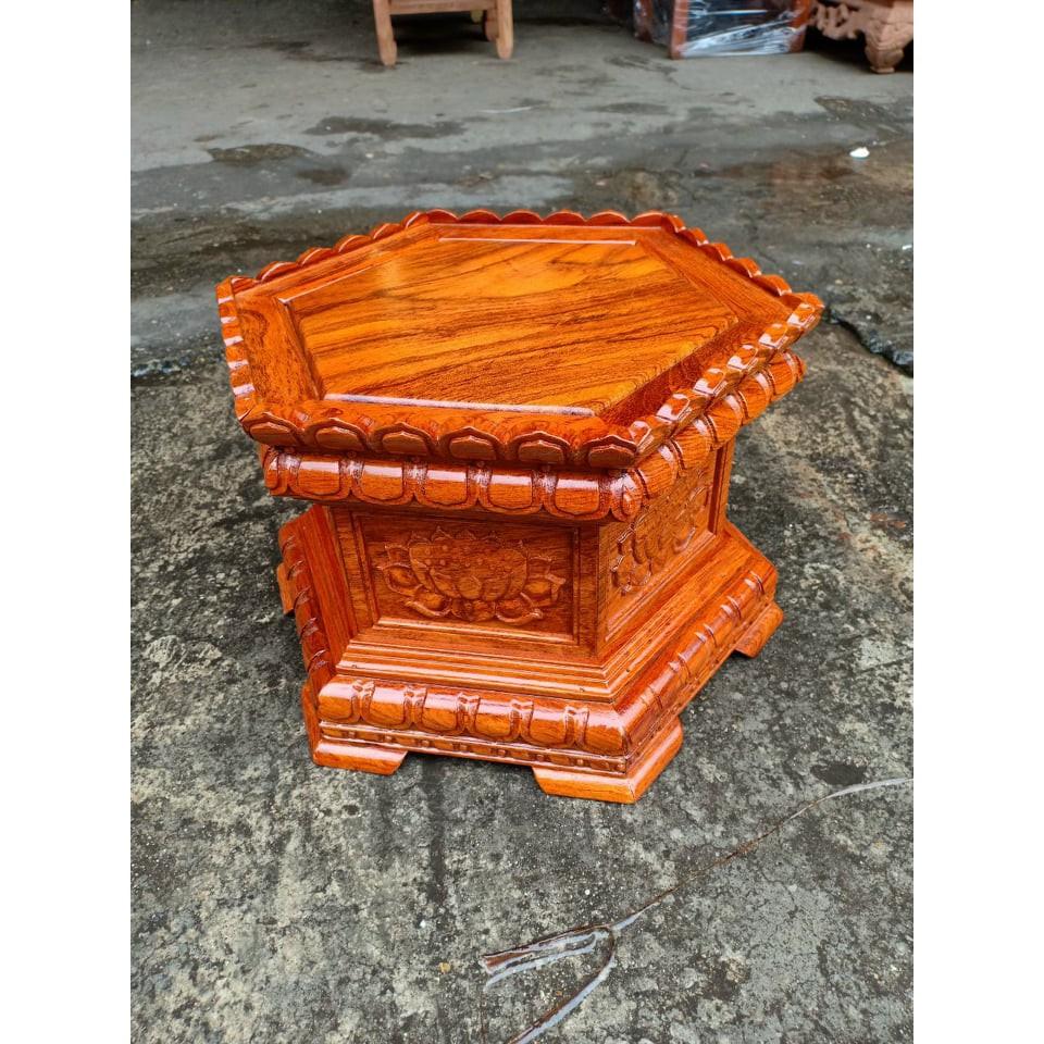 Đế kê tượng gỗ hương đá