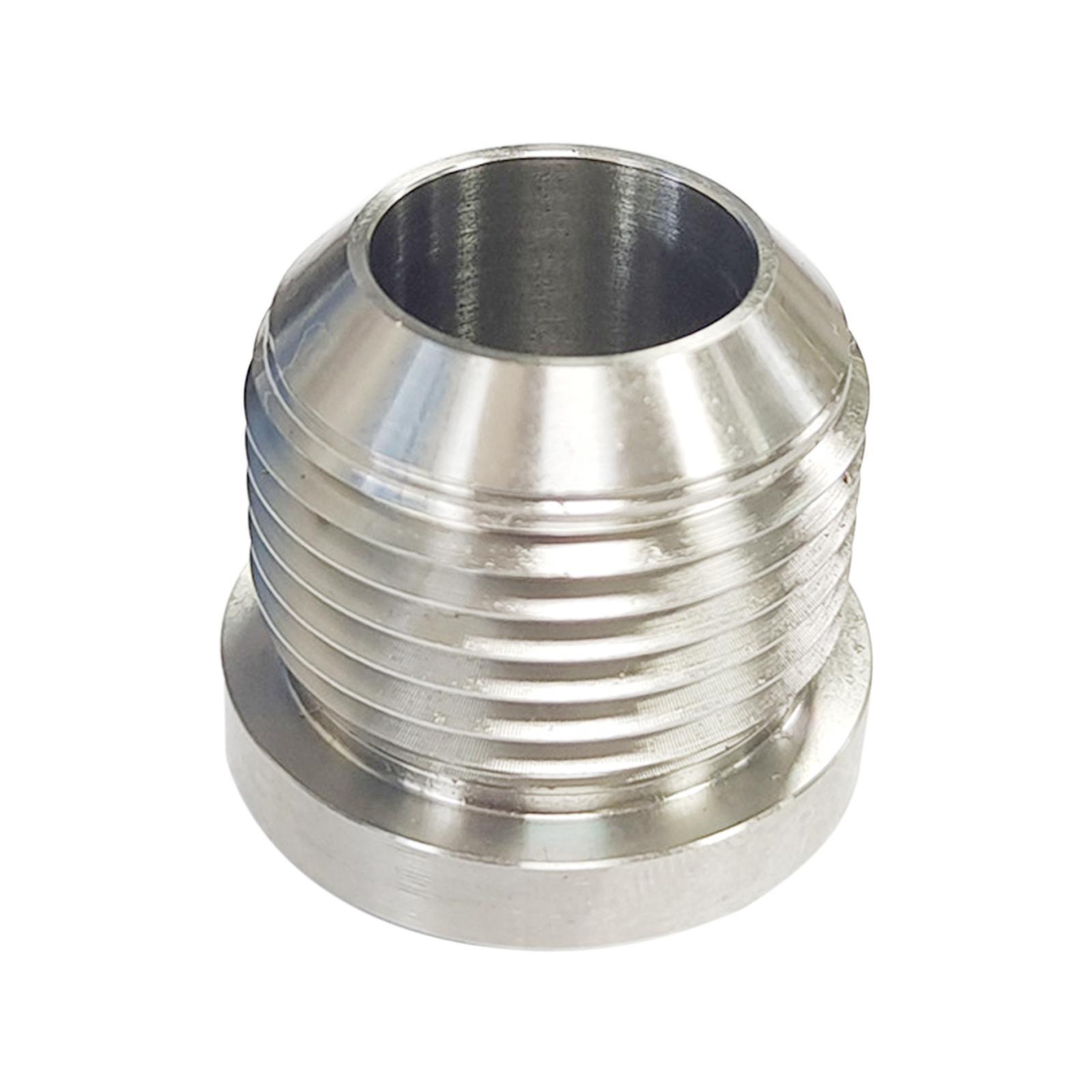 Stainless Steel Male Weld on Fitting Male Billet Assembly Durable Easy Installation Spare Parts Replacement Water Fuel Oil Tank Hose Adapter