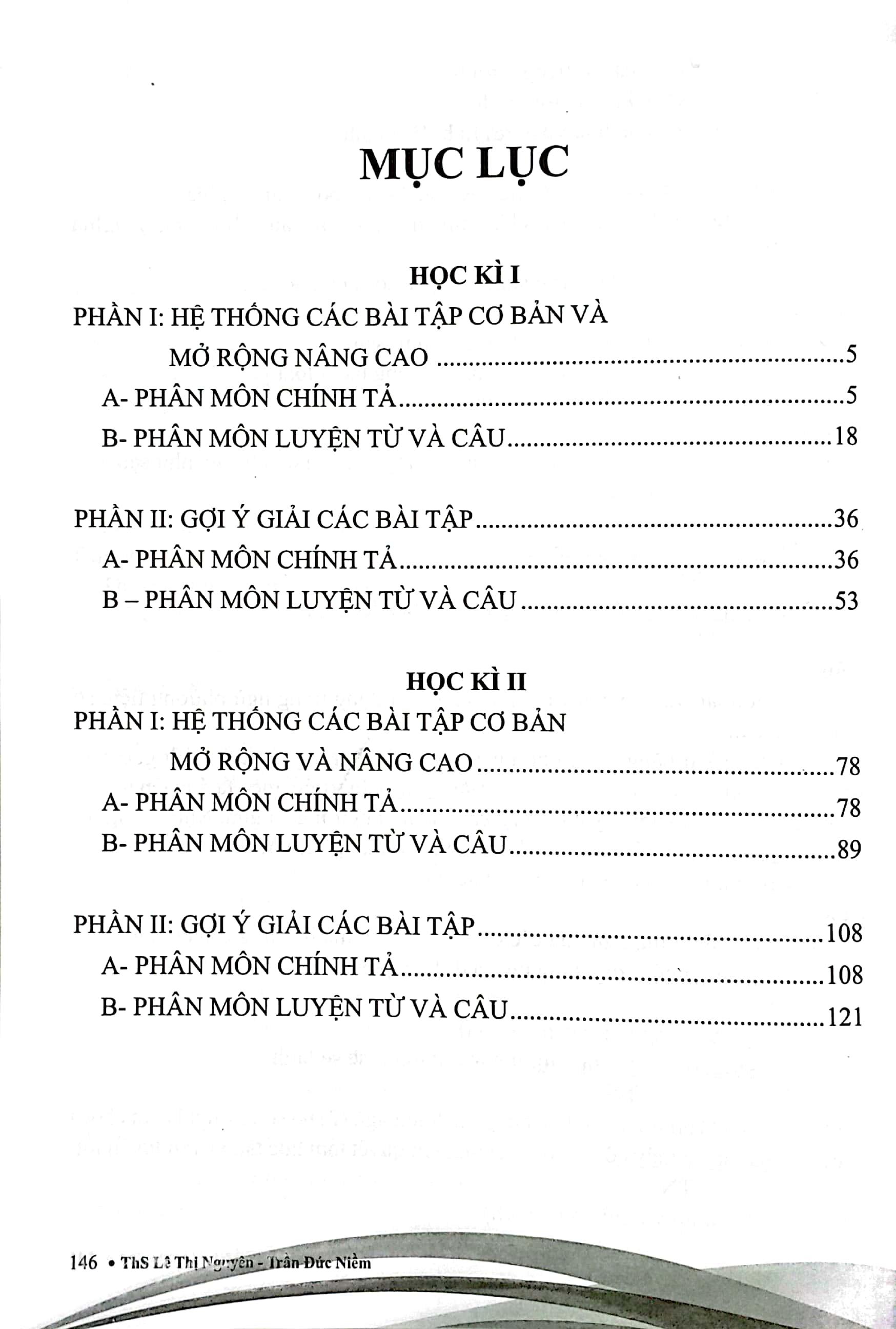 Tiếng Việt Nâng Cao Lớp 4