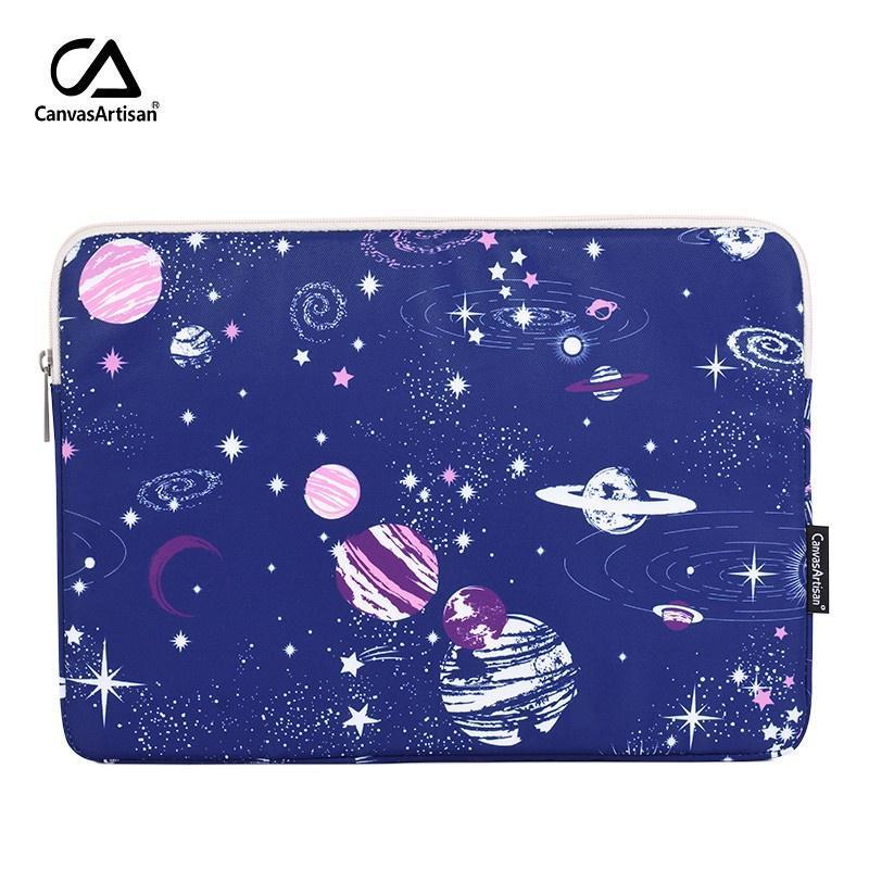 CanvasArtisan Túi đựng máy tính họa tiết vũ trụ chống nước cho Surface Air Pro 11 12 13 14 15 inch