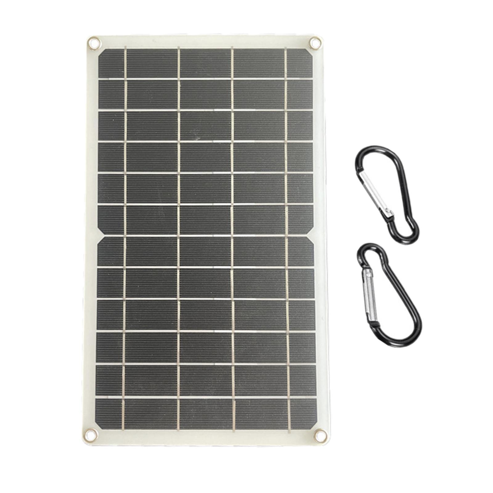 10W 5V USB POLYSILICON SOLAR PANEL REGULATOR TRICKLE BATTERY CHARGER RV CAR