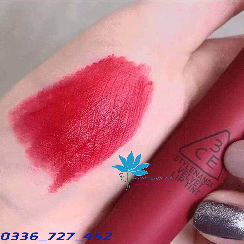 Son 3CE Velvet Lip Tint Private – Màu Đỏ Lạnh Tôn Da [CAM KẾT NHẬP KHẨU CHÍNH HÃNG 100%]