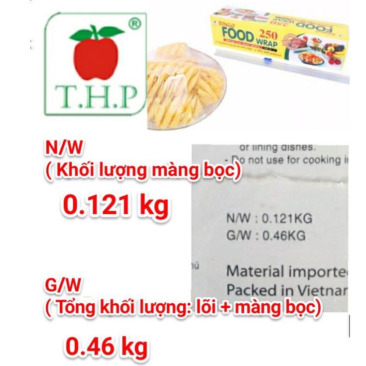 ( HÓC MÔN) Màng Bọc Thực Phẩm Ringo Wrap 250 - Hàng Việt Nam.