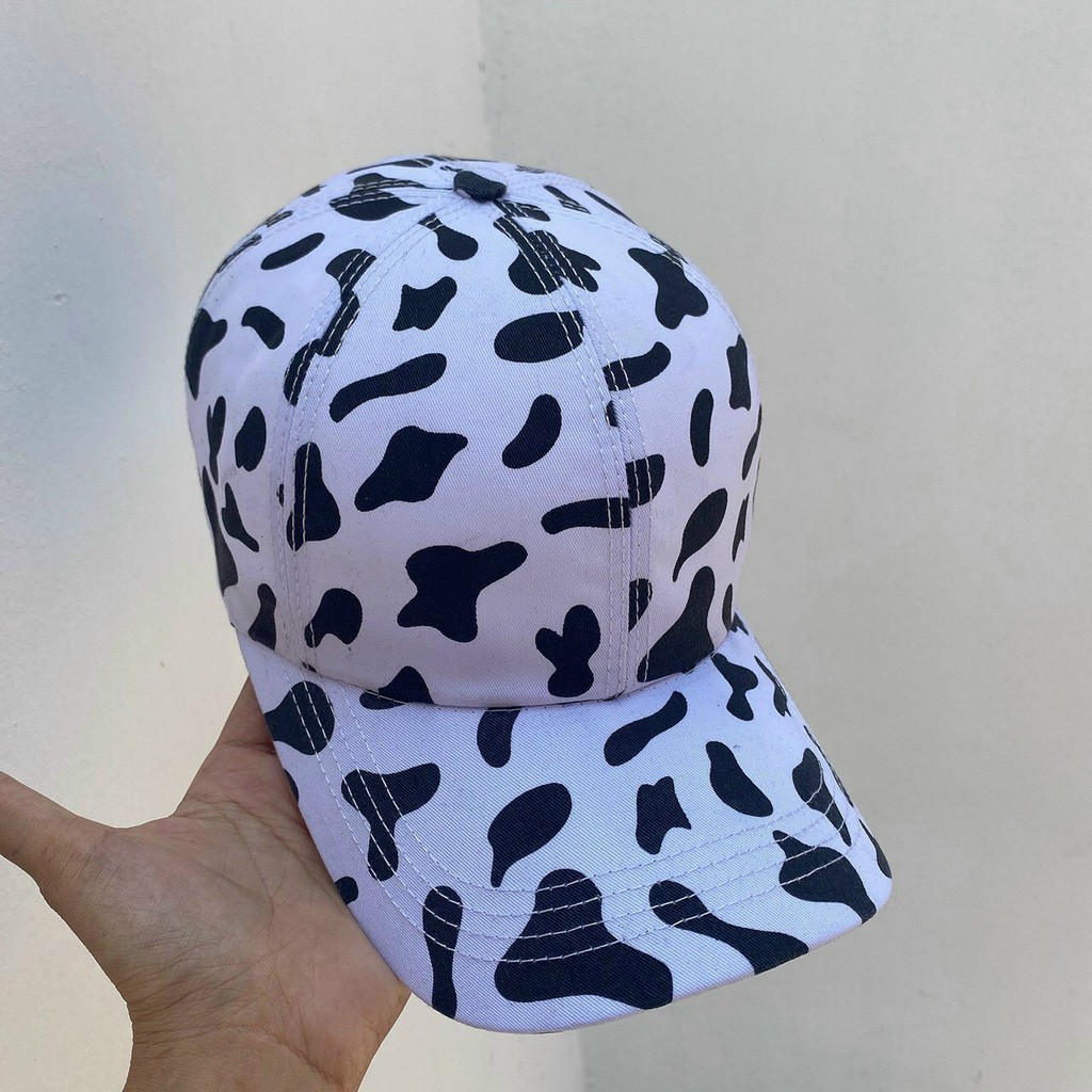 Nón lưỡi trai unisex họa tiết BÒ SỮA siêu xinh xẻo