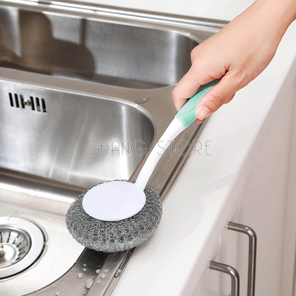 Dụng Cụ Cọ Xoong Nồi Có Tay Cầm Siêu Tiện Dụng