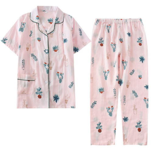 Bộ đồ, bộ PYJAMA bầu và sau sinh thô đũi cộc tay AZ1320