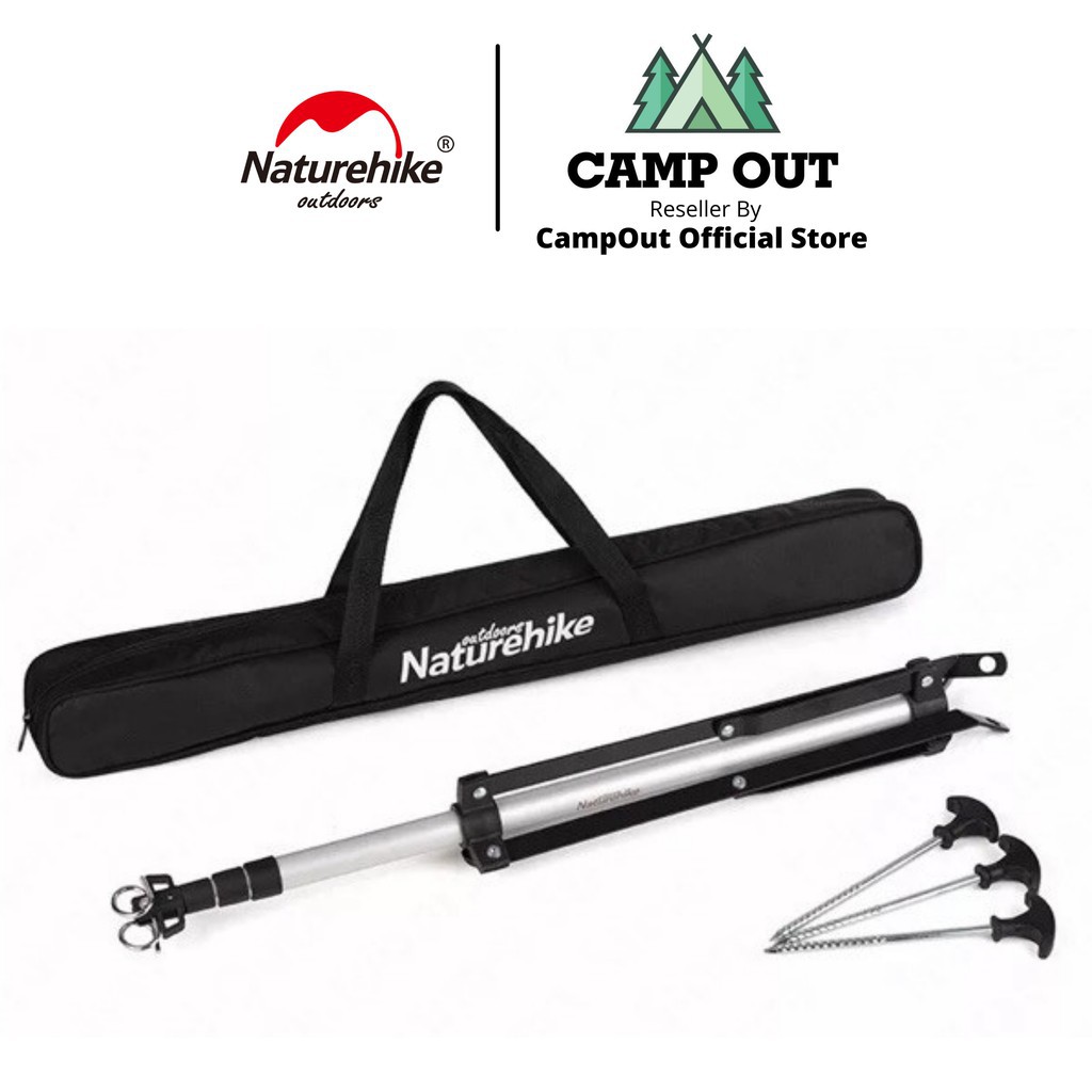 Đồ cắm trại giá treo đèn 3 chân Naturehike campoutvn NH17D015-J du lịch dã ngoại 1m94 xếp gọn chắn chắn có cọc giữ chân khi có gió A113