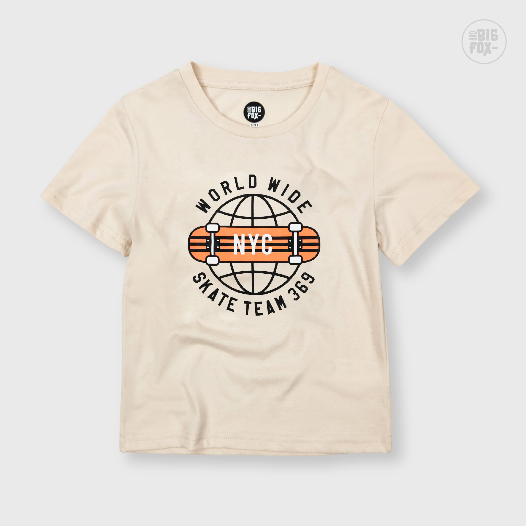 Bộ Quần Áo Bé Trai Cộc Tay Size Đại BigFox - Miss Meow Mùa Hè Chất Liệu Cotton Họa Tiết Ván Trượt NYC