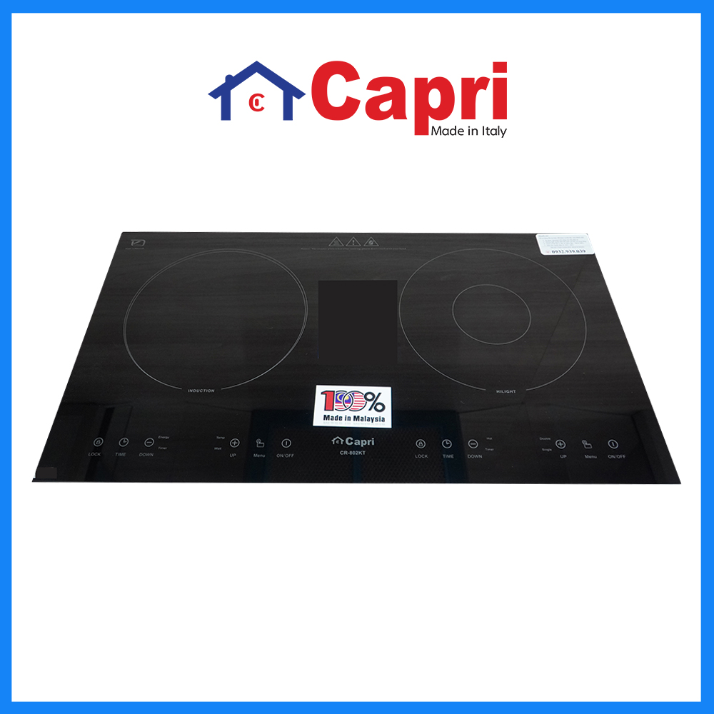 Bếp từ hồng ngoại Capri CR-802KT | Hàng chính hãng | Nhập khẩu Malaysia