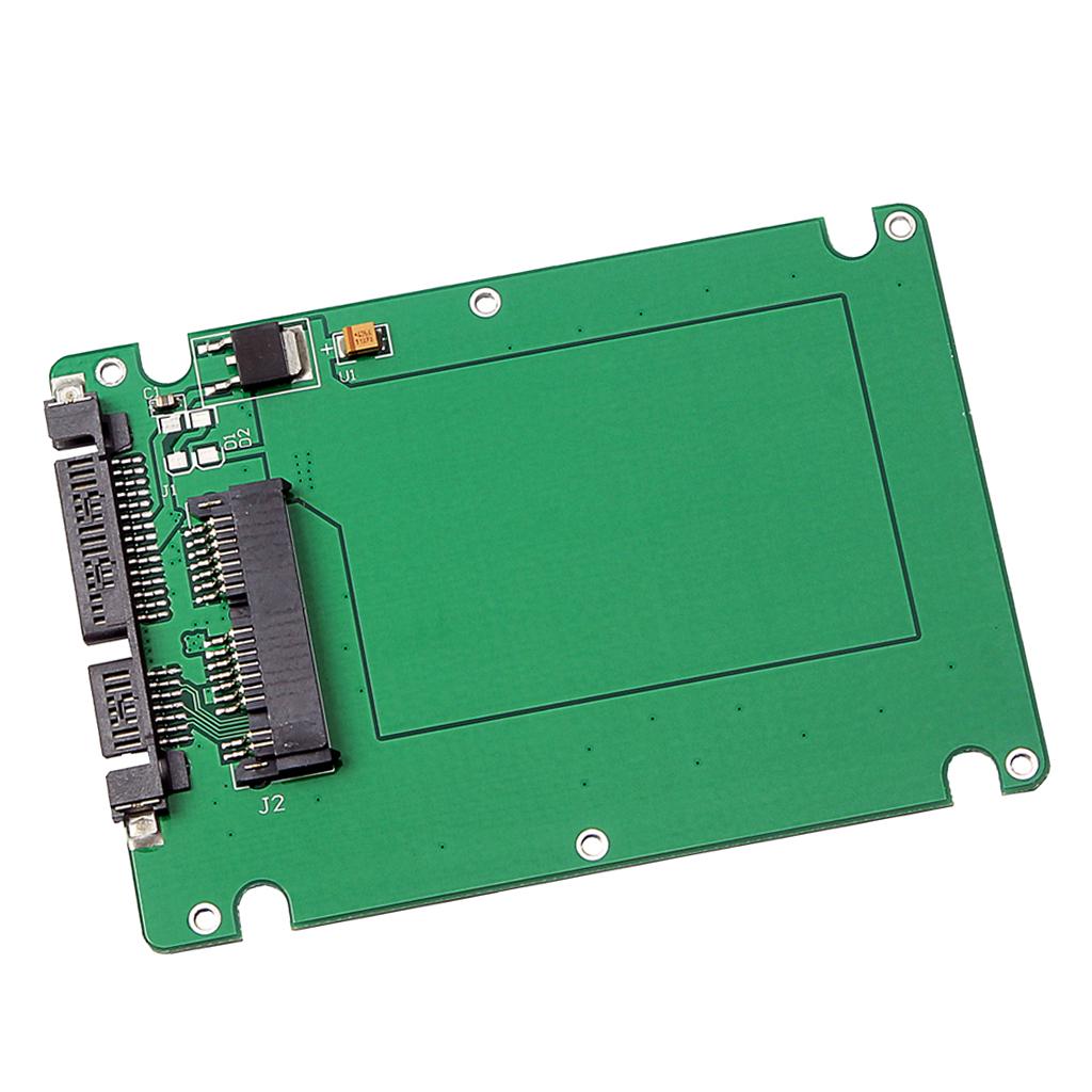 1.8" Micro SATA SSD HDD to 2.5" SATA Adapter Converter Card 100*70*10mm