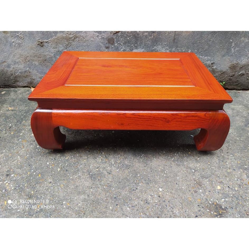 Bàn ô sin,bàn trà cơm gỗ hương loại lớn 40x60 cao 18cm