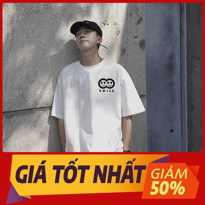 - Áo Thun Unisex Tay Lỡ SMILE