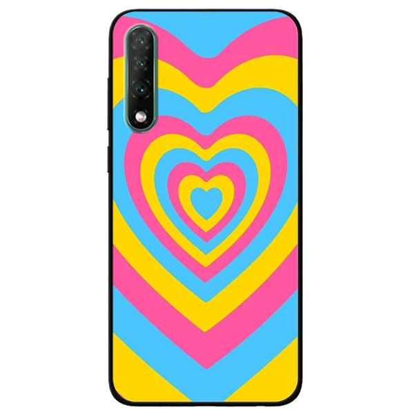 Ốp lưng dành cho Vsmart Live - Tim Cầu Vồng